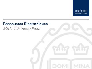 Ressources Electroniques