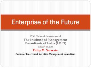 Enterprise of the Future