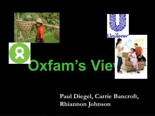 Oxfam’s View