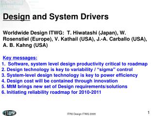 Software, system level design productivity critical to roadmap