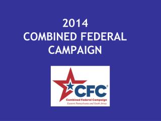 2014 COMBINED FEDERAL CAMPAIGN