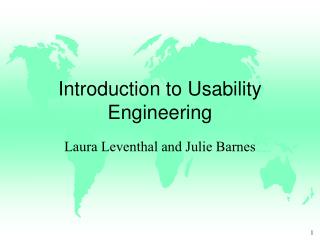 Introduction to Usability Engineering