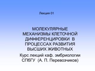 Лекция 0 1