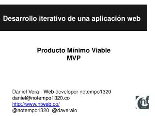 Desarrollo iterativo de una aplicación web