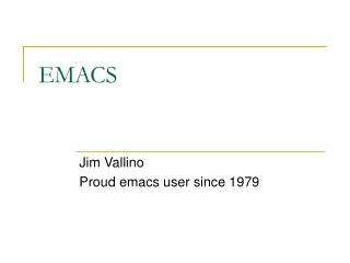 EMACS