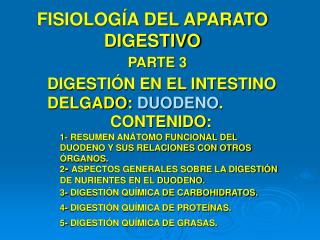 FISIOLOGÍA DEL APARATO DIGESTIVO