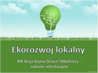 XIX Sesja Sejmu Dzieci i Młodzieży – zadanie rekrutacyjne