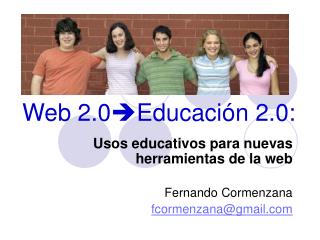 Web 2.0  Educación 2.0: