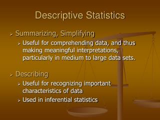 Descriptive Statistics