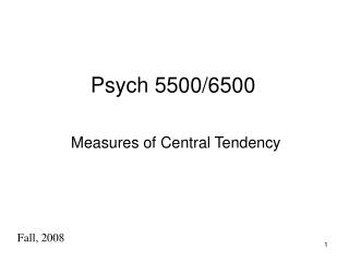 Psych 5500/6500