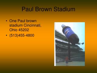 Paul Brown Stadium