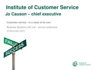 Jo Causon – chief executive