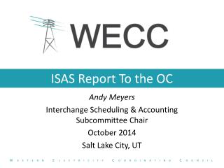 ISAS Report To the OC