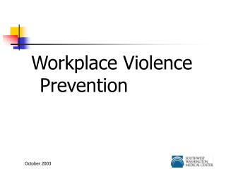 Workplace Violence Prevention