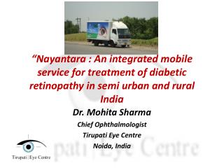 Dr. Mohita Sharma Chief Ophthalmologist Tirupati Eye Centre Noida, India