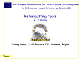 Reformatting tools V. Tosello