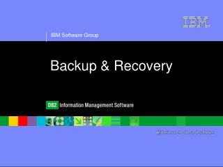 Backup & Recovery