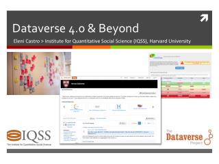 Dataverse 4.0 &amp; Beyond