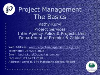 Project Management The Basics