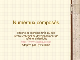 Numéraux composés