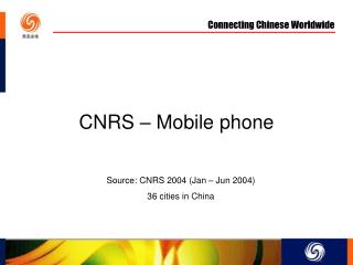 CNRS – Mobile phone