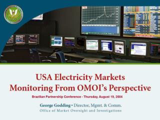 USA Electricity Markets Monitoring From OMOI’s Perspective