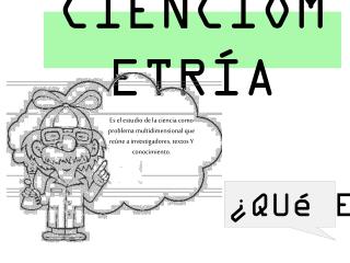 CIENCIOMETRÍA