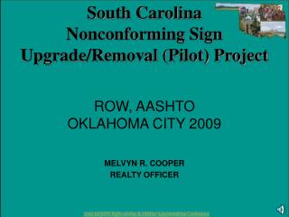 ROW, AASHTO OKLAHOMA CITY 2009