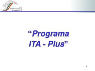 “ Programa ITA - Plus ”