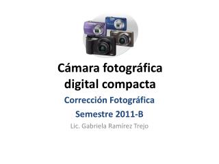 Cámara fotográfica digital compacta