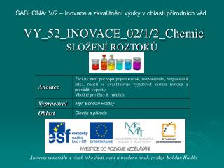 VY_52_INOVACE_02/1/2_Chemie