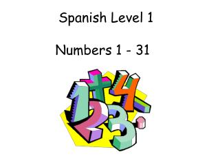 Spanish Level 1