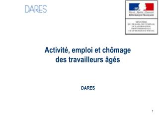 Activité, emploi et chômage des travailleurs âgés