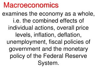 Macroeconomics