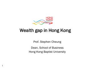 Wealth gap in Hong Kong