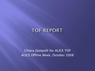 TOF Report