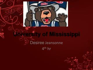 University of Mississippi