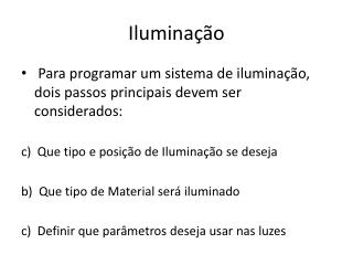 Iluminação