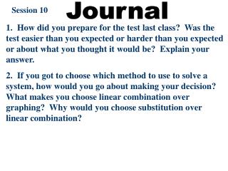 Journal