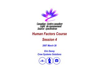 Human Factors Course Session 4