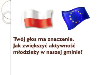 Twój głos ma znaczenie. Jak zwiększyć aktywność młodzieży w naszej gminie?