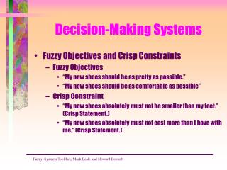 Decision-Making Systems