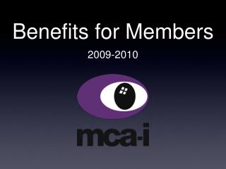 Benefits for Members