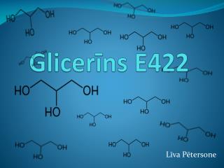 Glicerīns E422