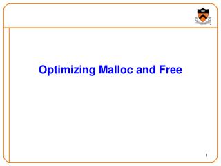 Optimizing Malloc and Free