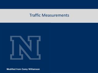 Traffic Measurements