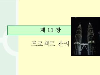 제 11 장 프로젝트 관리