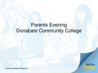 Parents Evening Donabate Community College