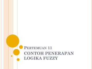Pertemuan 11