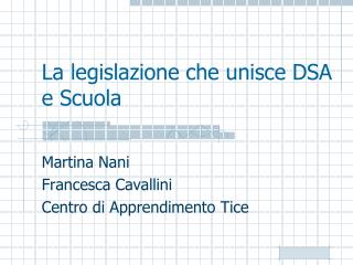 La legislazione che unisce DSA e Scuola